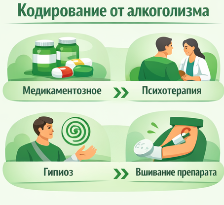 кодирование от алкоголизма в Щёкино Санати